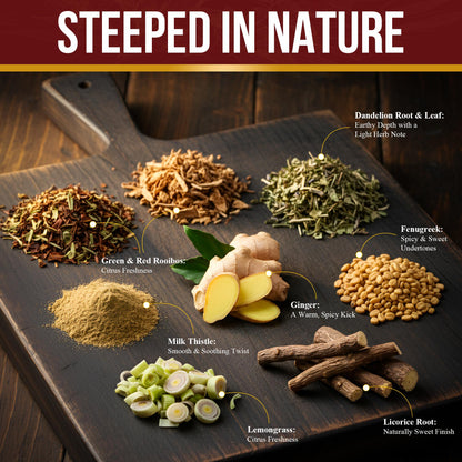 Dandelion, Rooibos and Ginger